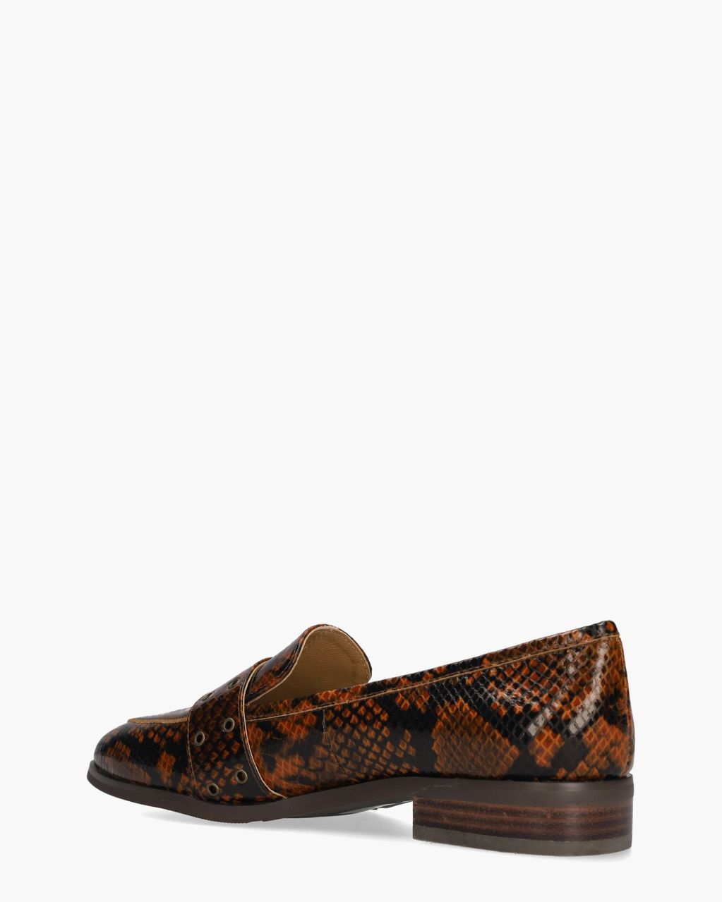 Drusiana Cognac/Zwart Damesloafers