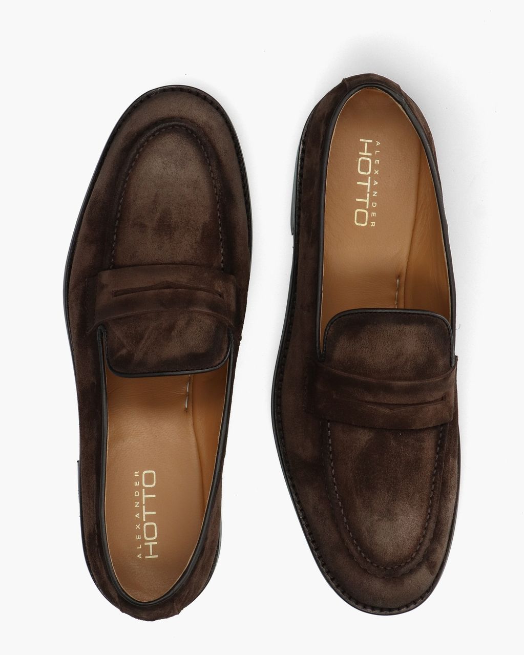 69016 Donkerbruin Herenloafers