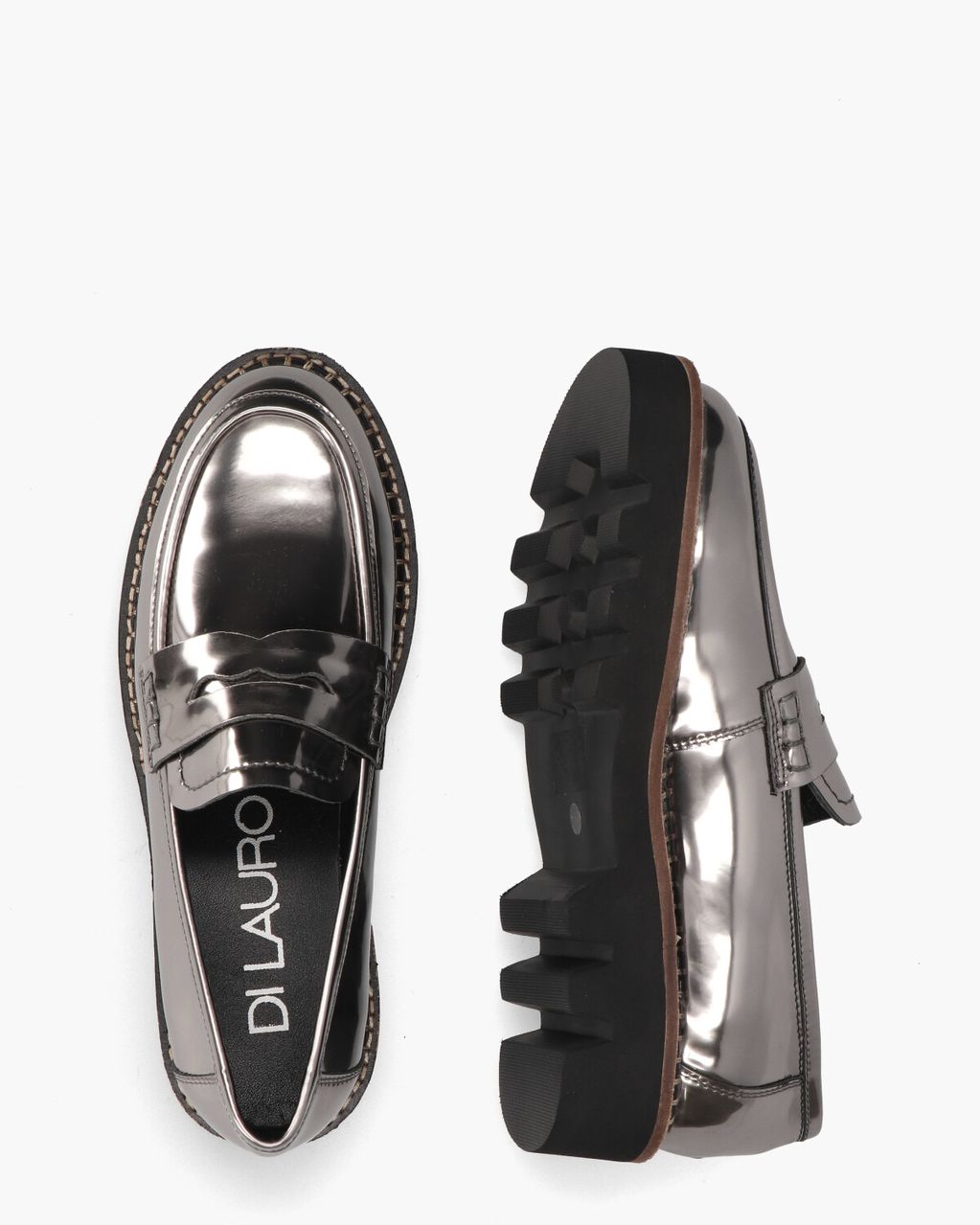 Pearl Zilver Damesloafers