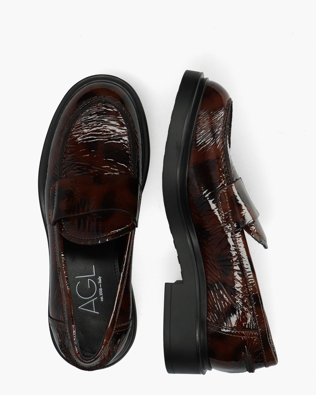 Loren College Donkerbruin Damesloafers