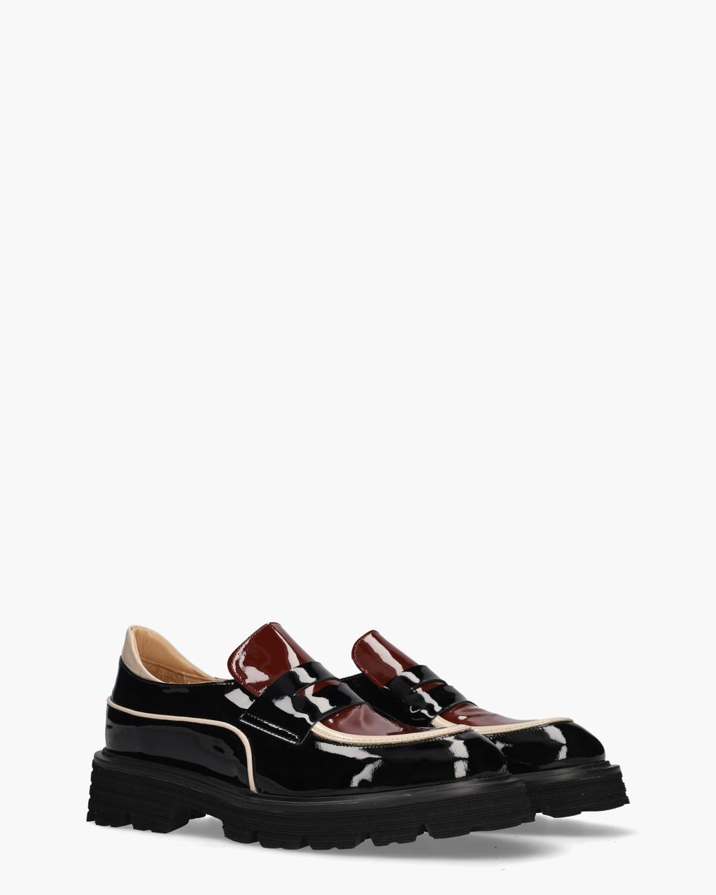 Aily Zwart/Multi Damesloafers