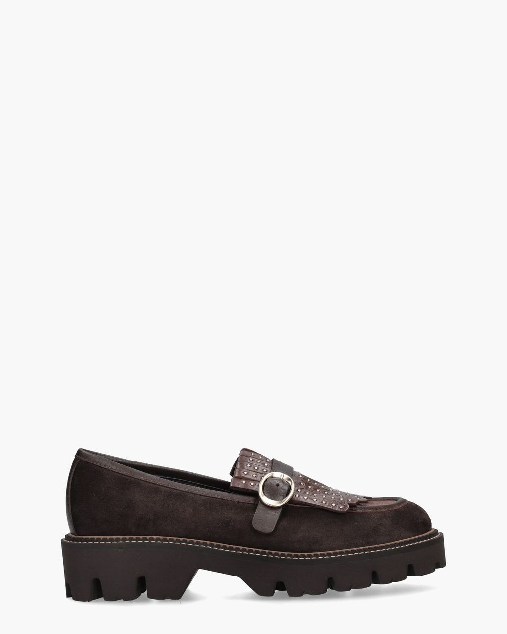 33104 Donkerbruin Damesloafers