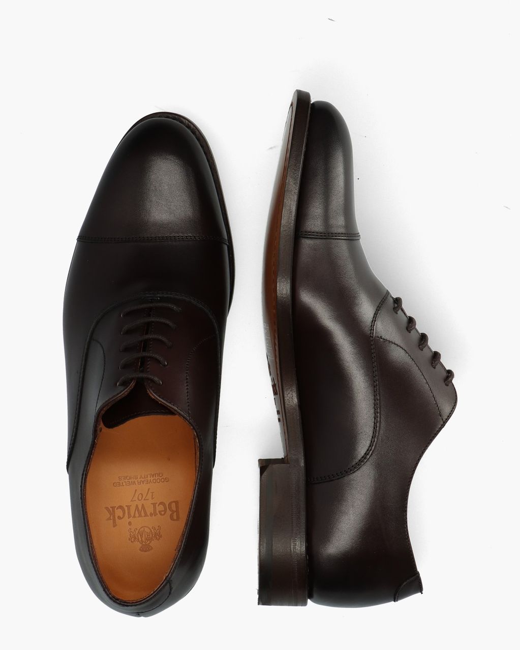 3010-K5 Donkerbruin Heren Veterschoenen