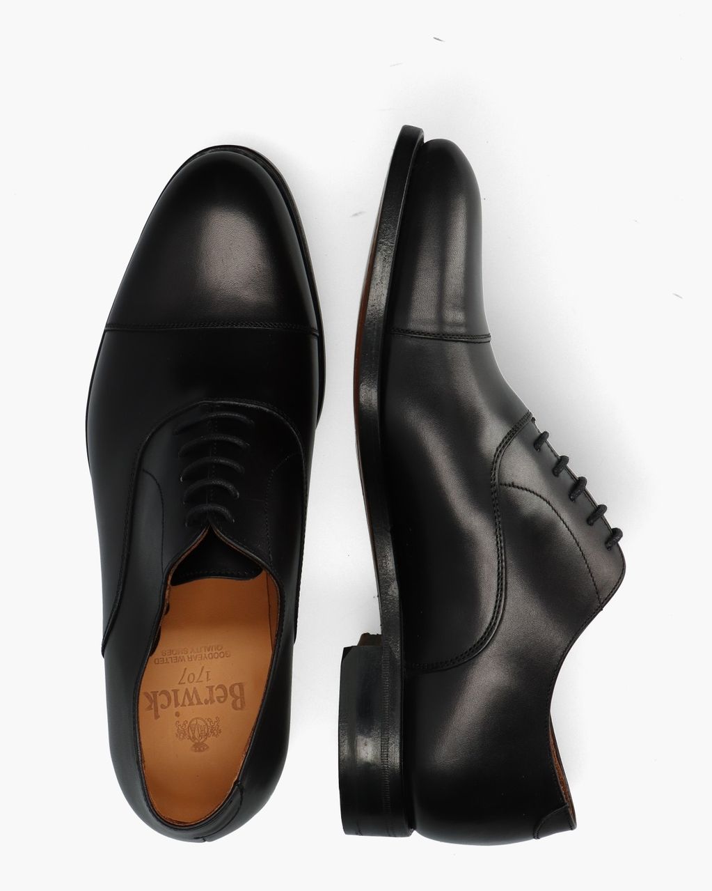3010-K1 Zwart Heren Veterschoenen