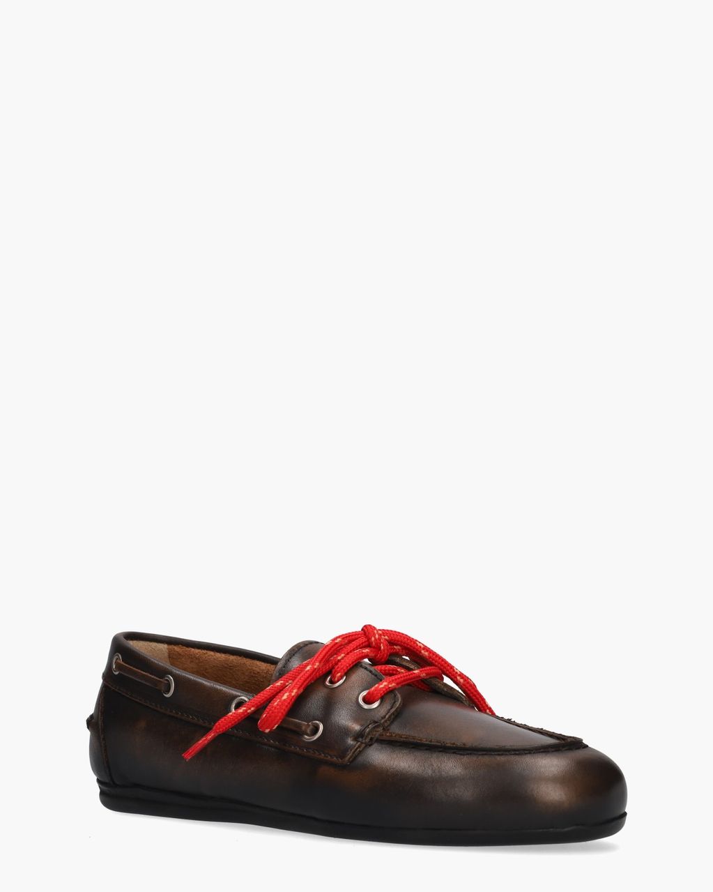 Boat Loafer Donkerbruin Dames Veterschoenen