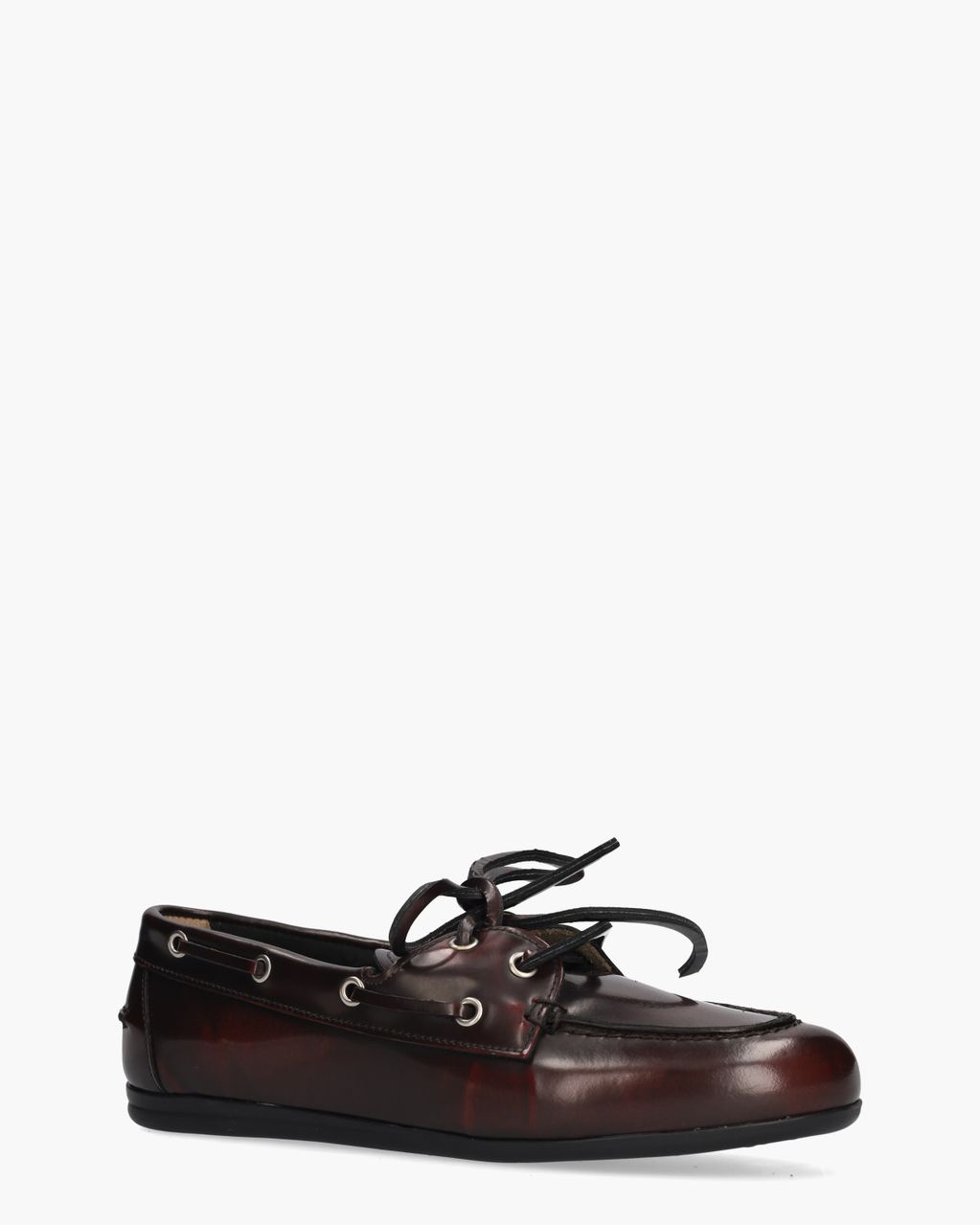 Boat Loafer Bordeaux Dames Veterschoenen