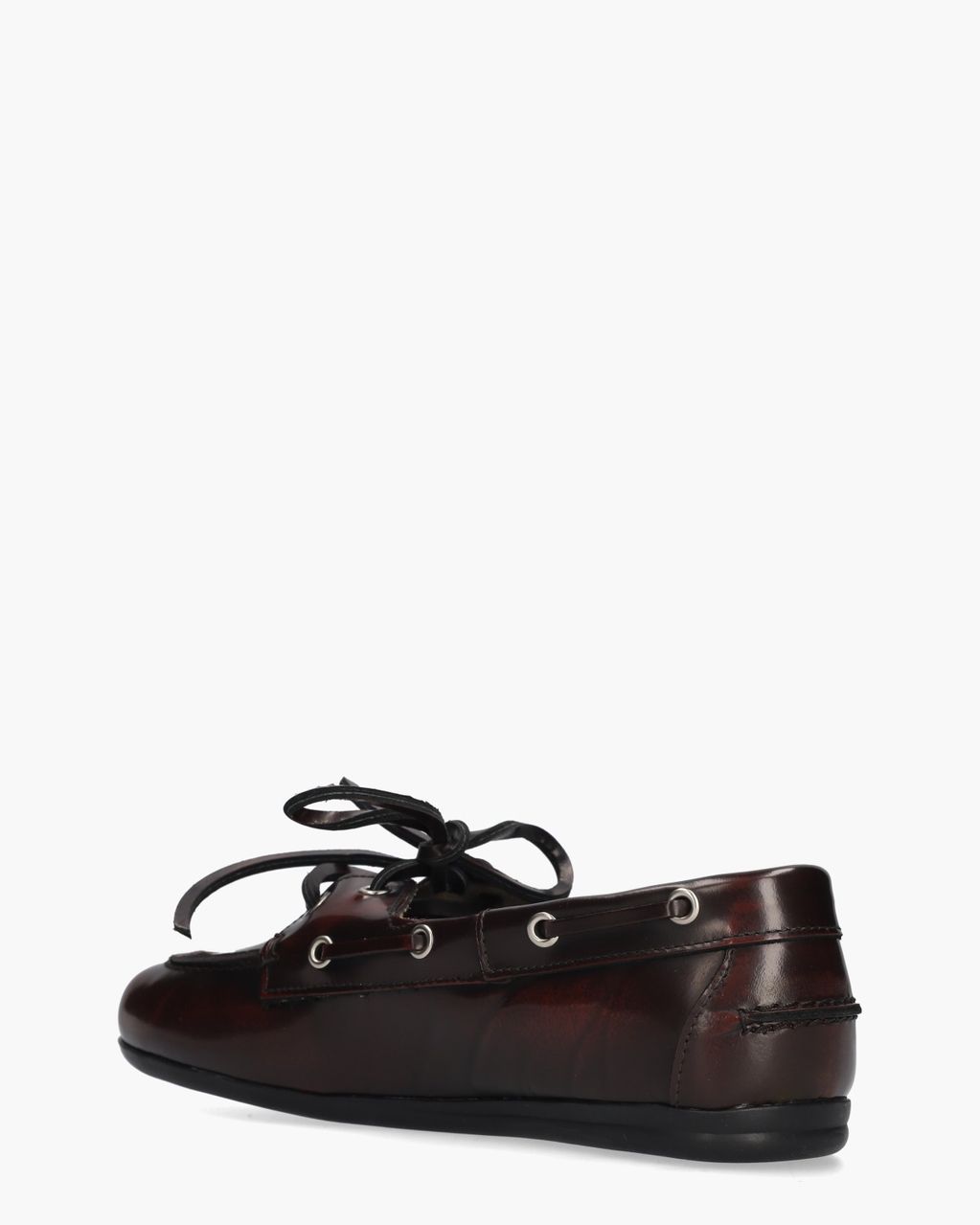 Boat Loafer Bordeaux Dames Veterschoenen