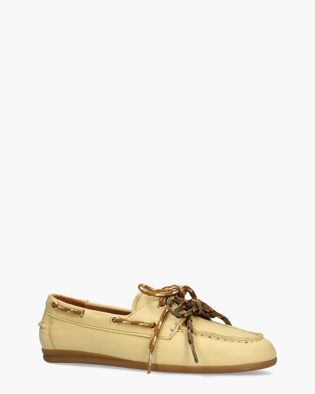Kimana Lichtgeel Dames Veterschoenen