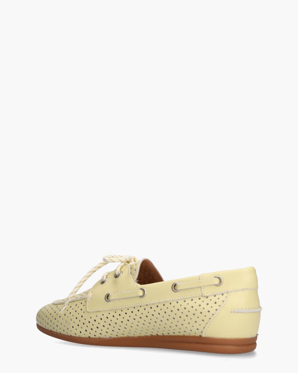 Zerrin Lichtgeel Dames Veterschoenen