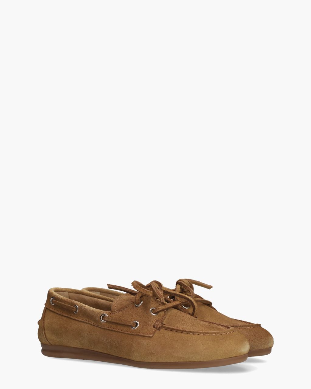 Boat Loafer Brushed Cognac Dames Veterschoenen
