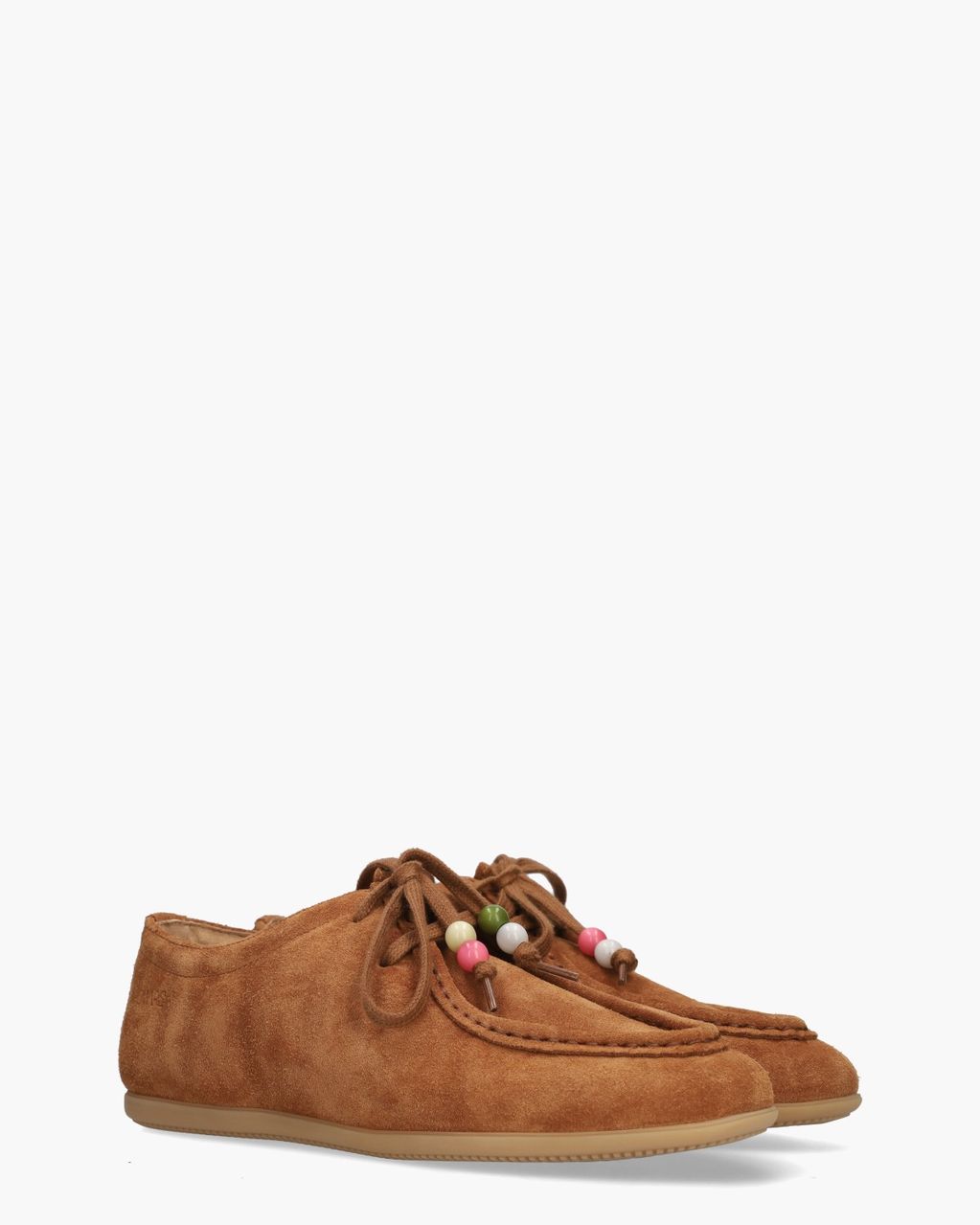 Laval Cognac Dames Veterschoenen
