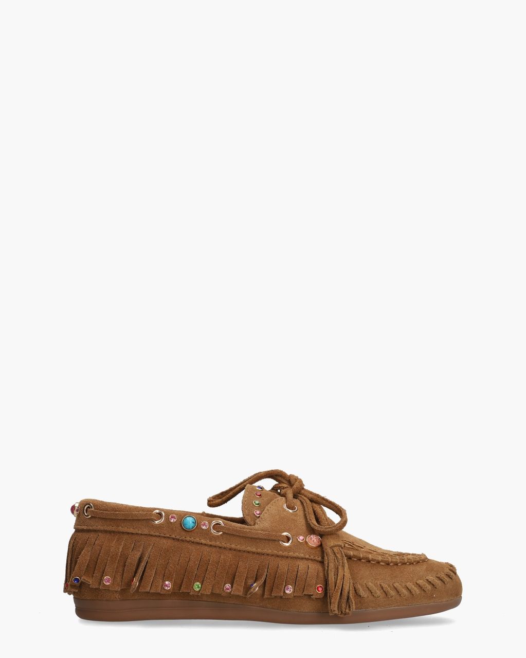 Zayly Cognac Dames Veterschoenen