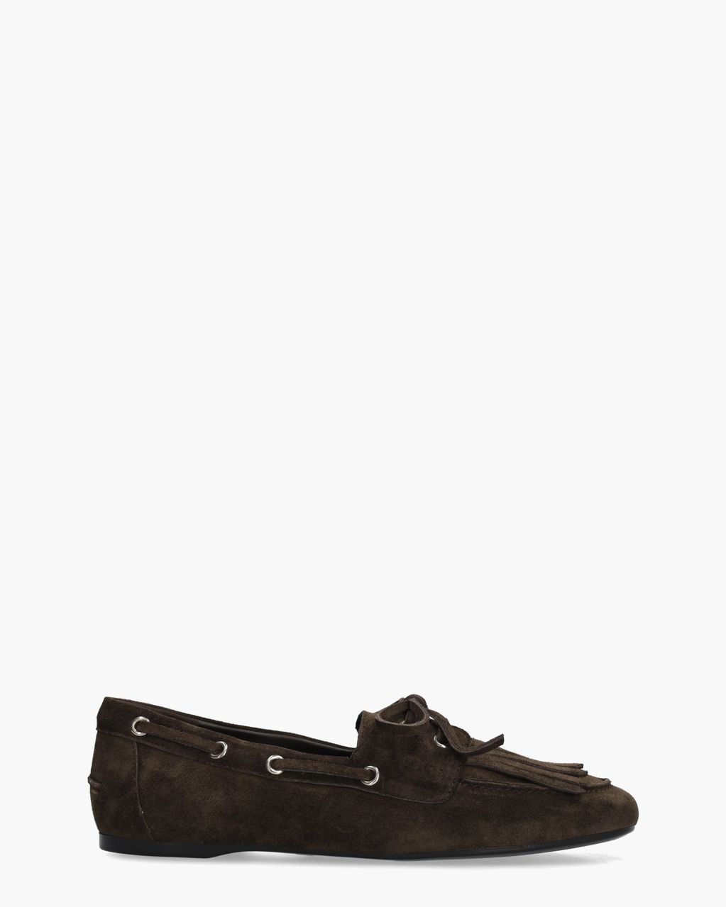 Santiago Donkerbruin Dames Veterschoenen