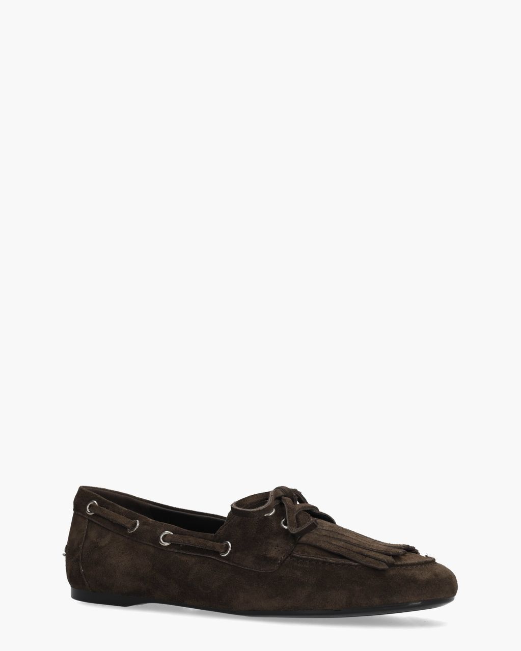 Santiago Donkerbruin Dames Veterschoenen