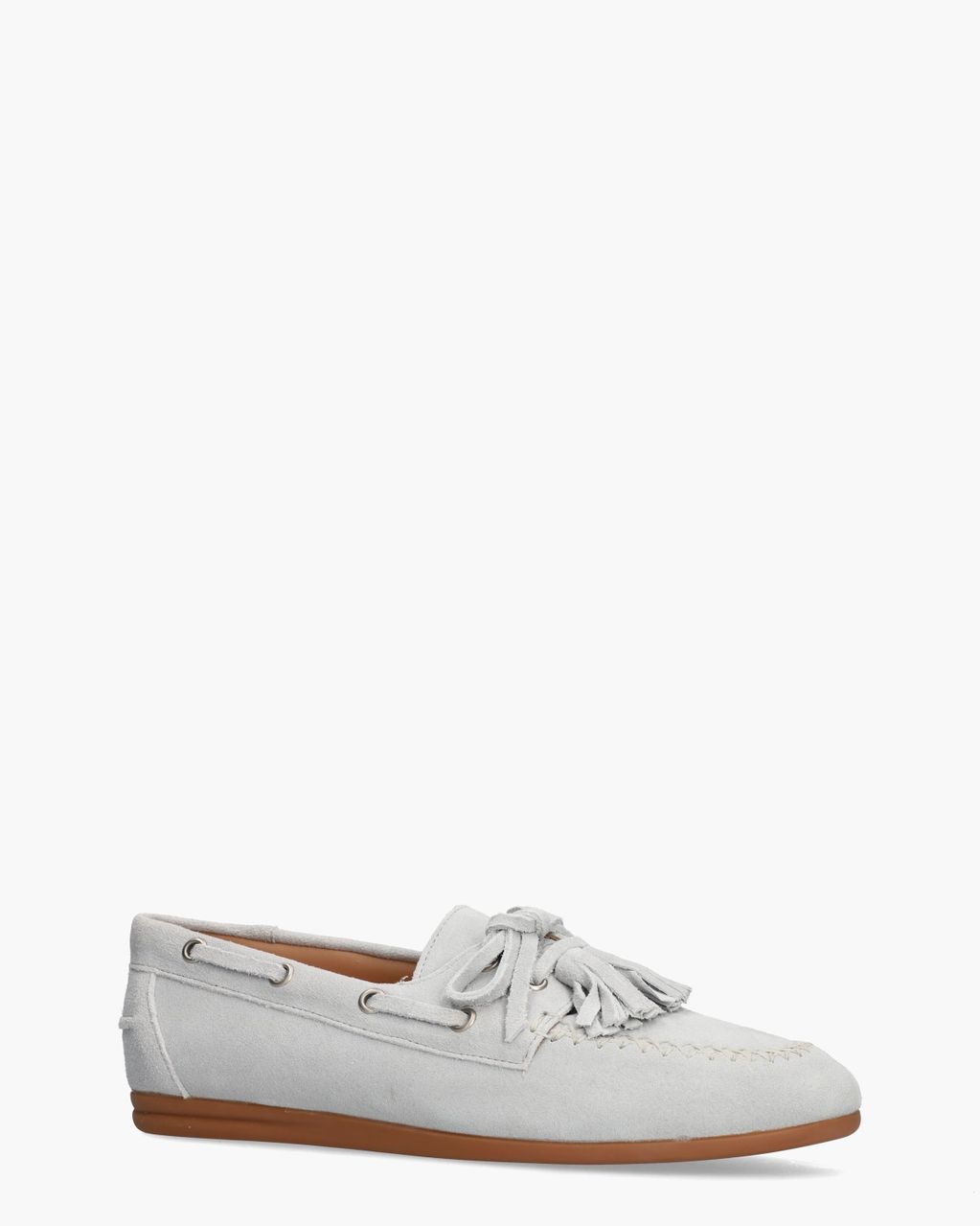 Zerda Lichtblauw Dames Veterschoenen
