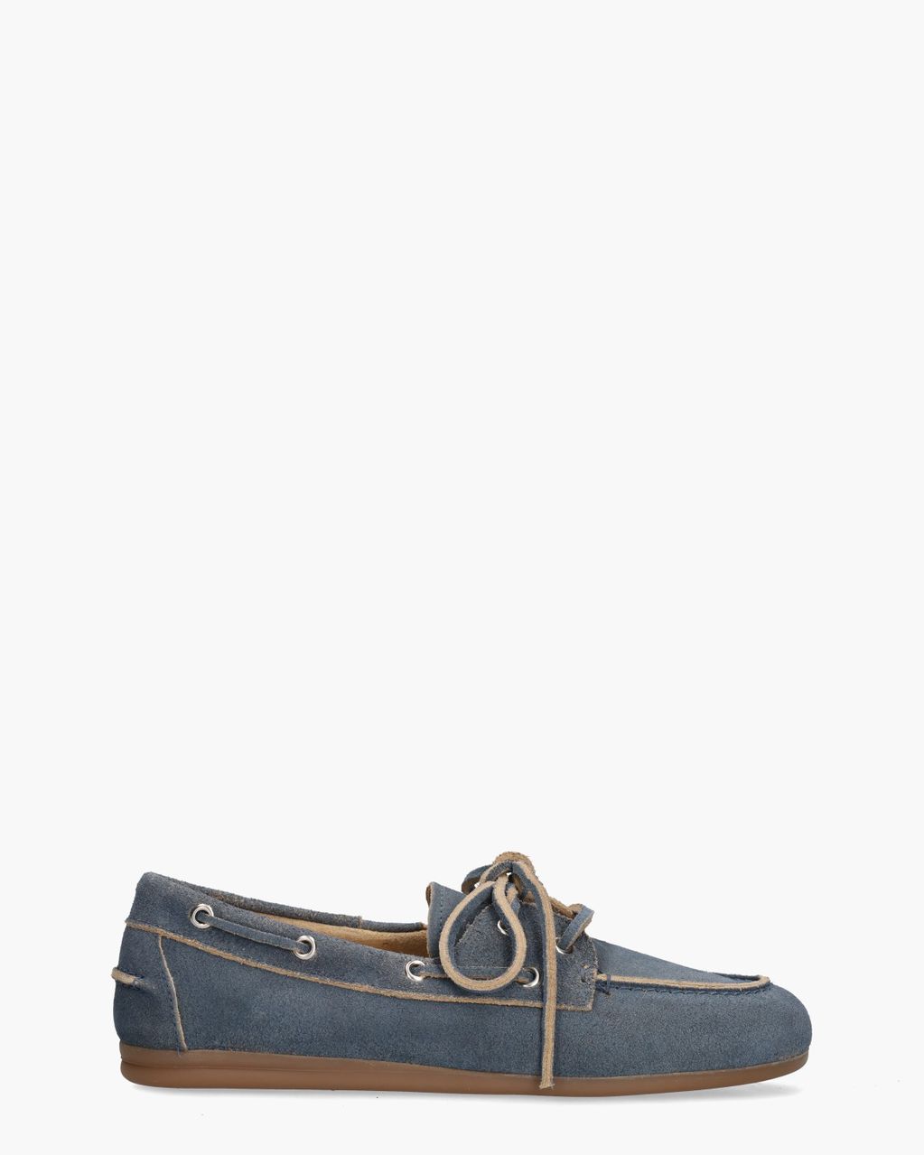 Boat Loafer Blauw Dames Veterschoenen