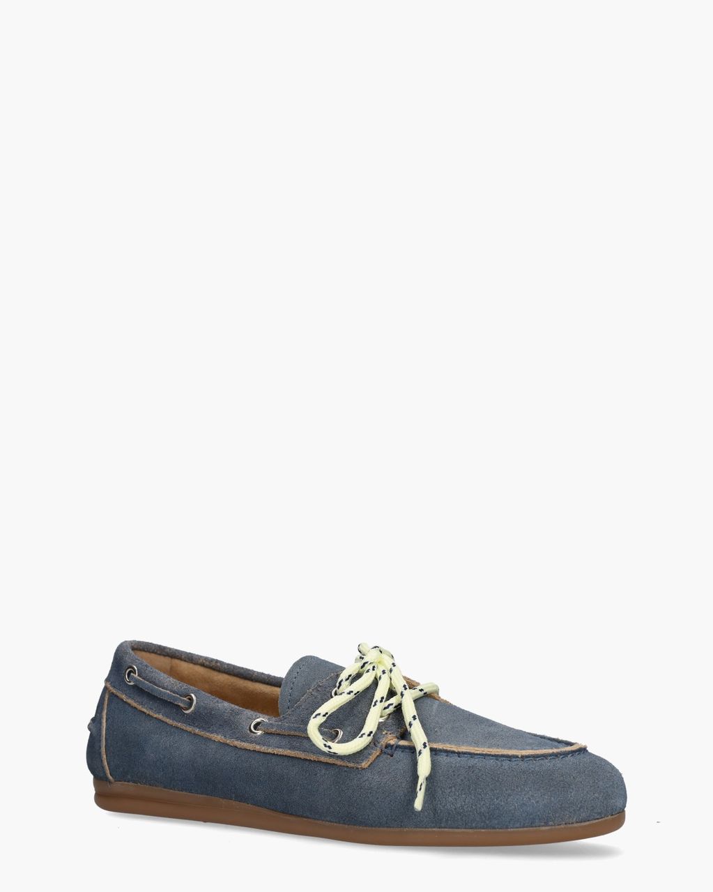 Boat Loafer Blauw Dames Veterschoenen