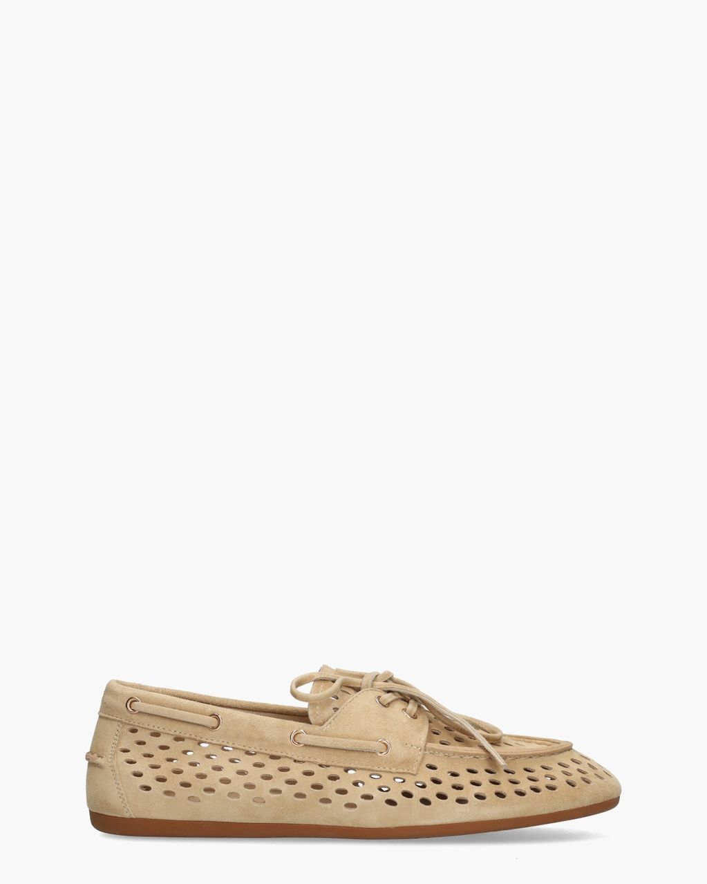 Karmel Lichtbruin Dames Veterschoenen