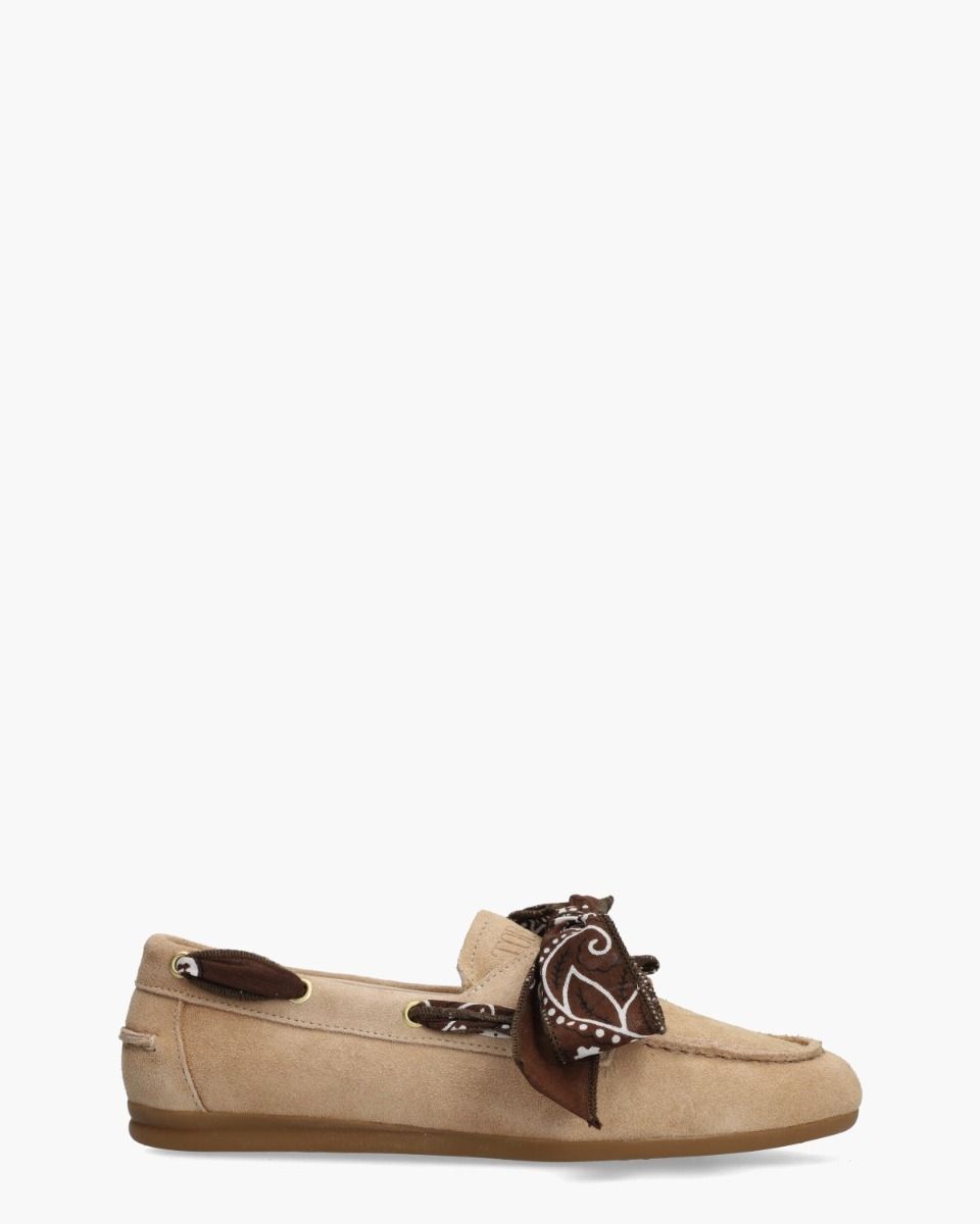 Nahua Bandana Beige Damesloafers