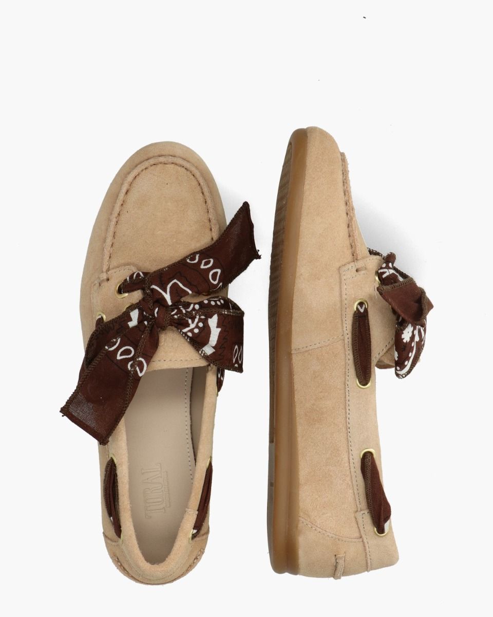 Nahua Bandana Beige Damesloafers