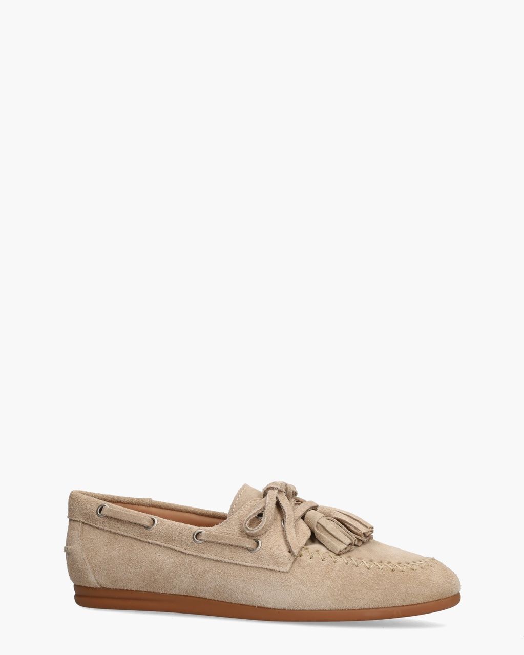 Zerda Beige Dames Veterschoenen