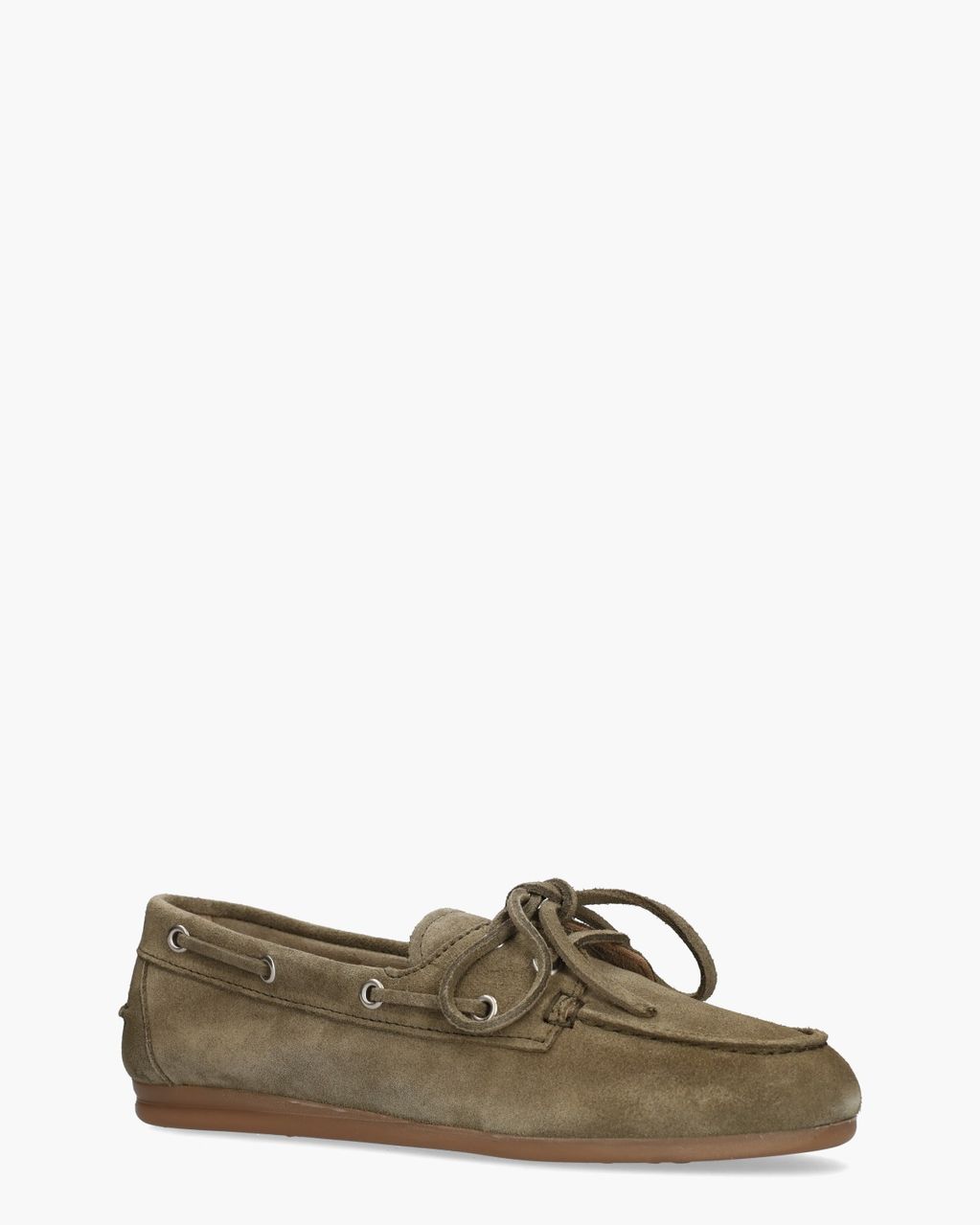 Boat Loafer Brushed Khaki Dames Veterschoenen