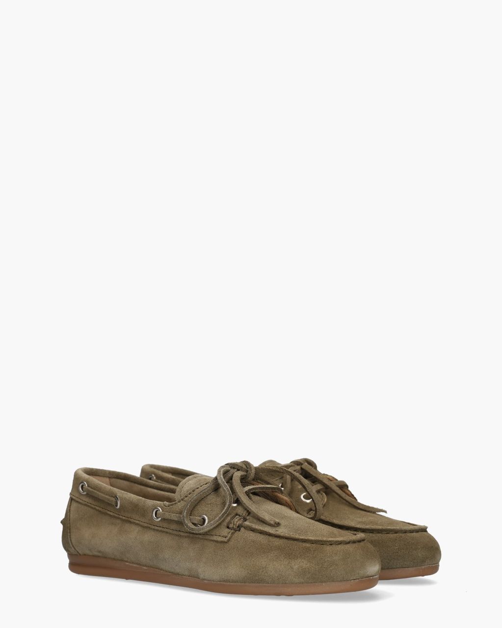 Boat Loafer Brushed Khaki Dames Veterschoenen
