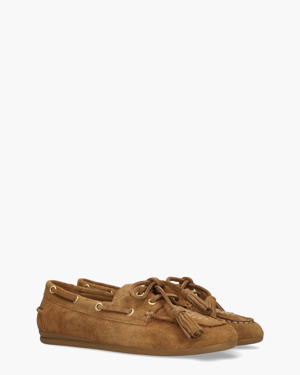 Shima Cognac Dames Veterschoenen