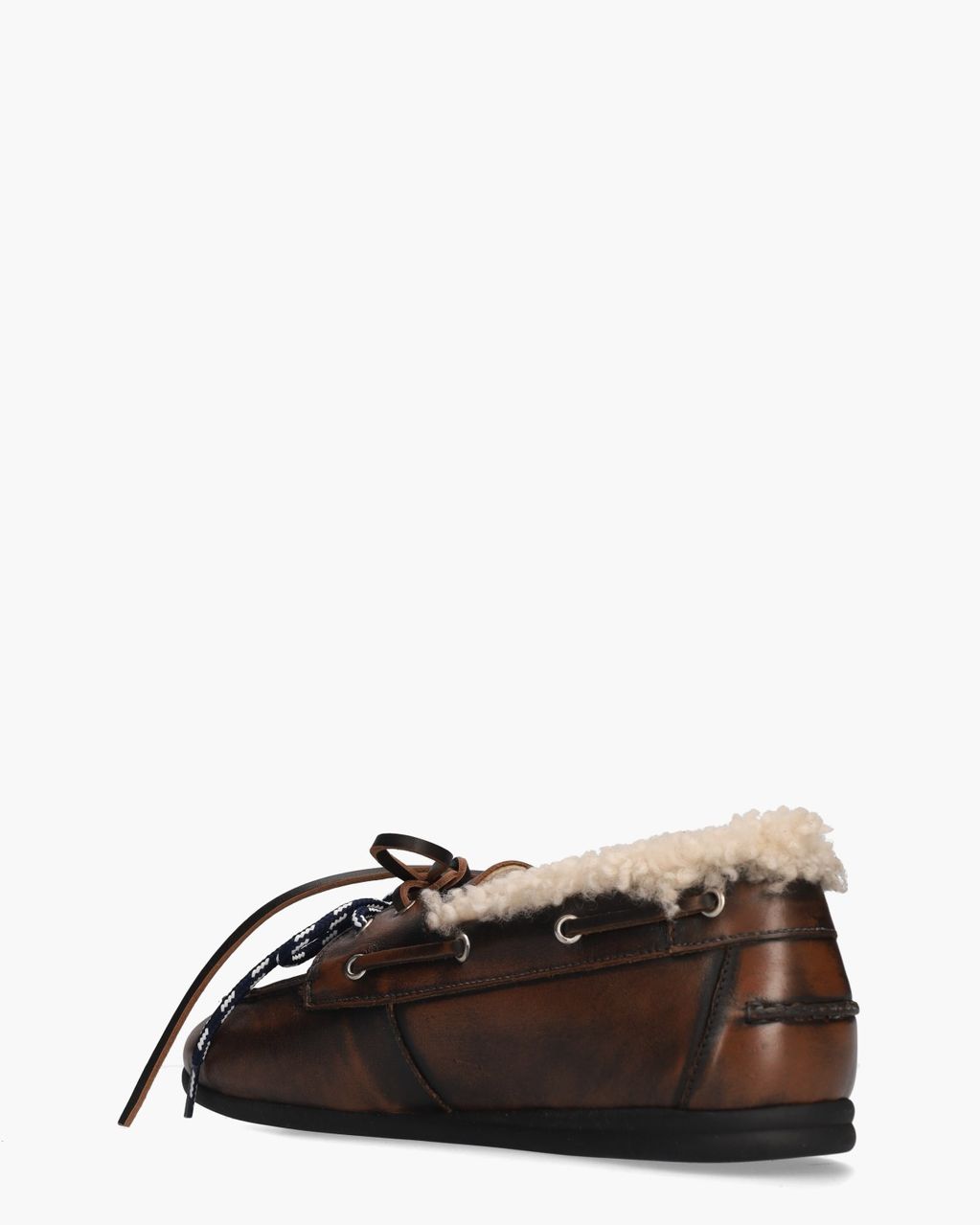 Harvey Fur Donkerbruin Heren Veterschoenen