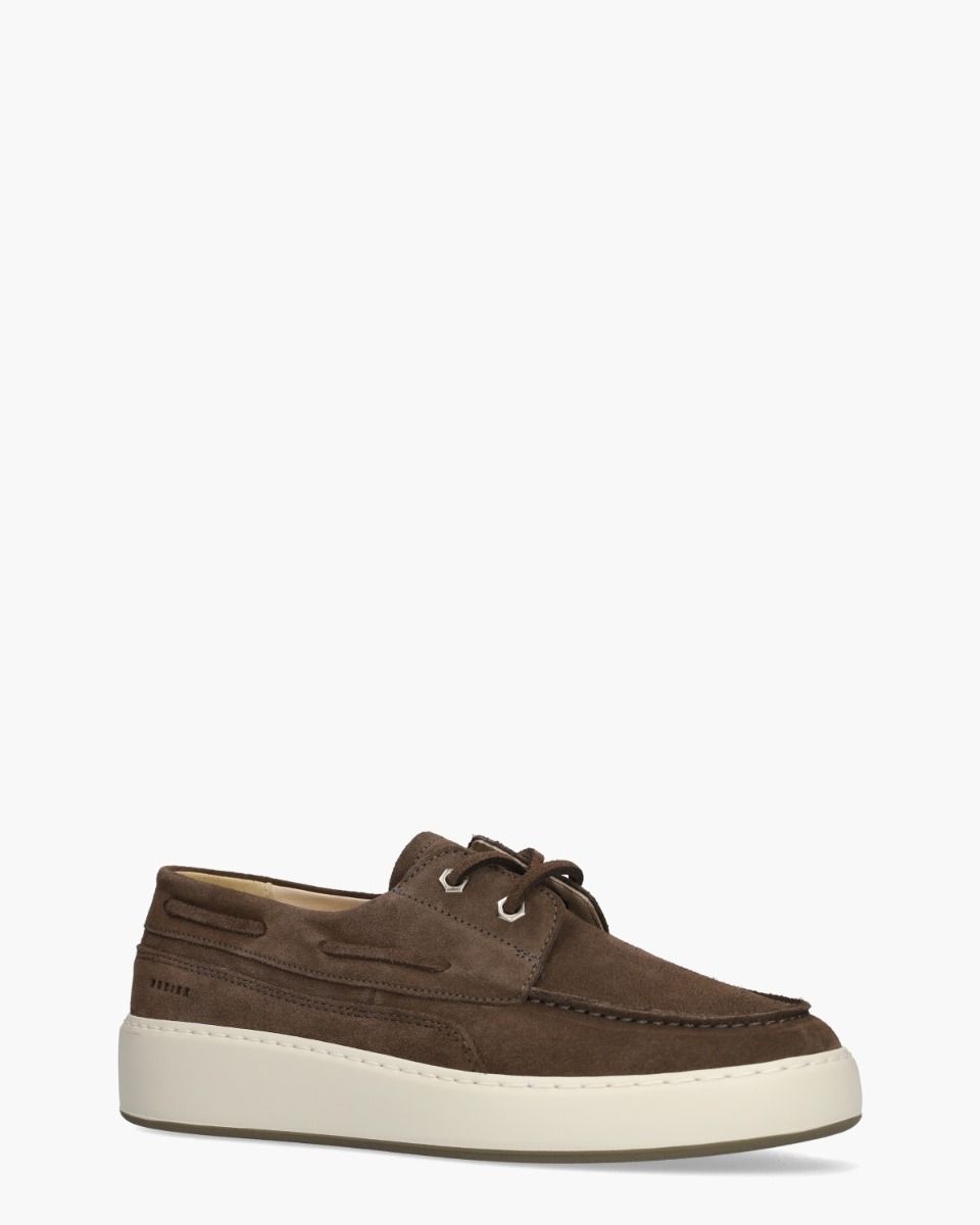 Jiro Yacht Donkerbruin Heren Veterschoenen