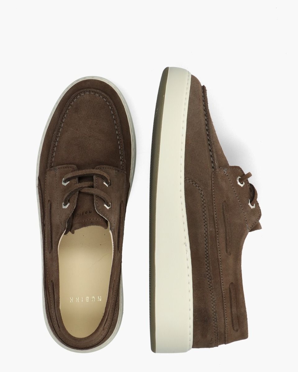 Jiro Yacht Donkerbruin Heren Veterschoenen