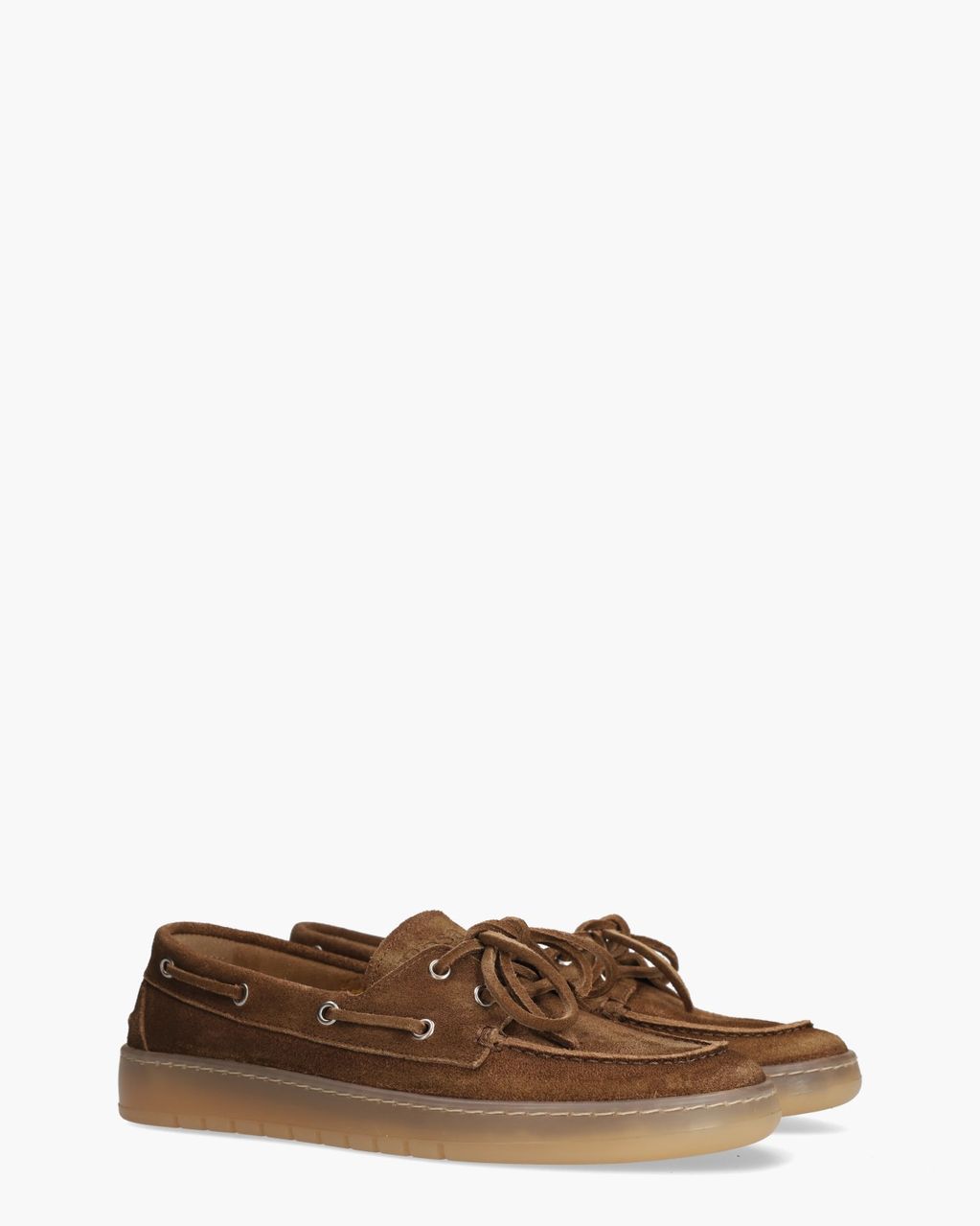 Boat Loafer Bruin Heren Veterschoenen