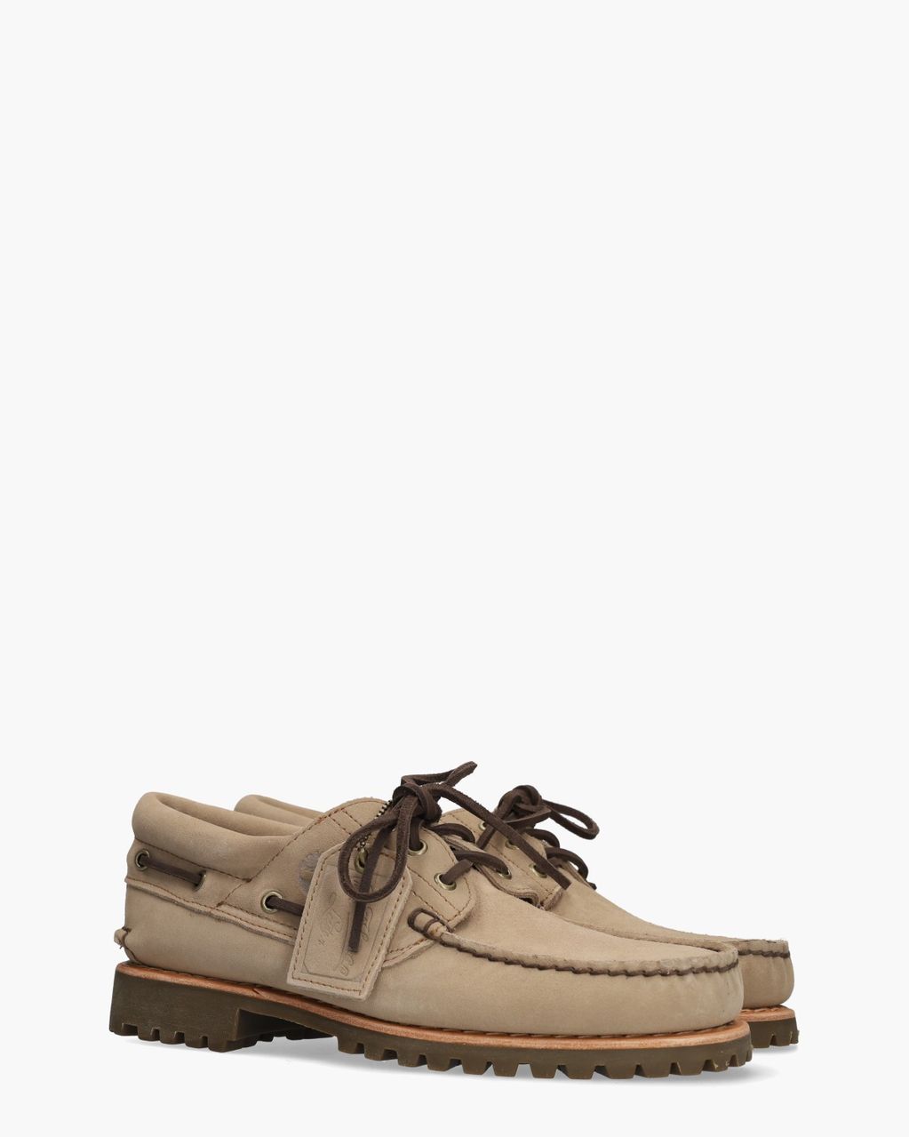 Mix Tape Authentic 3-Eye Boat Shoe Taupe Heren Veterschoenen