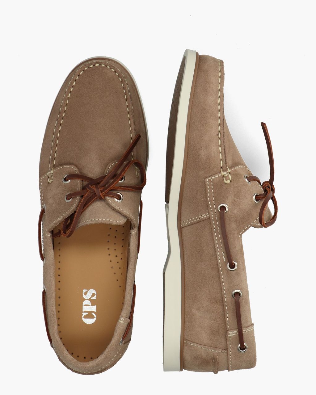 Zayon Taupe Heren Veterschoenen