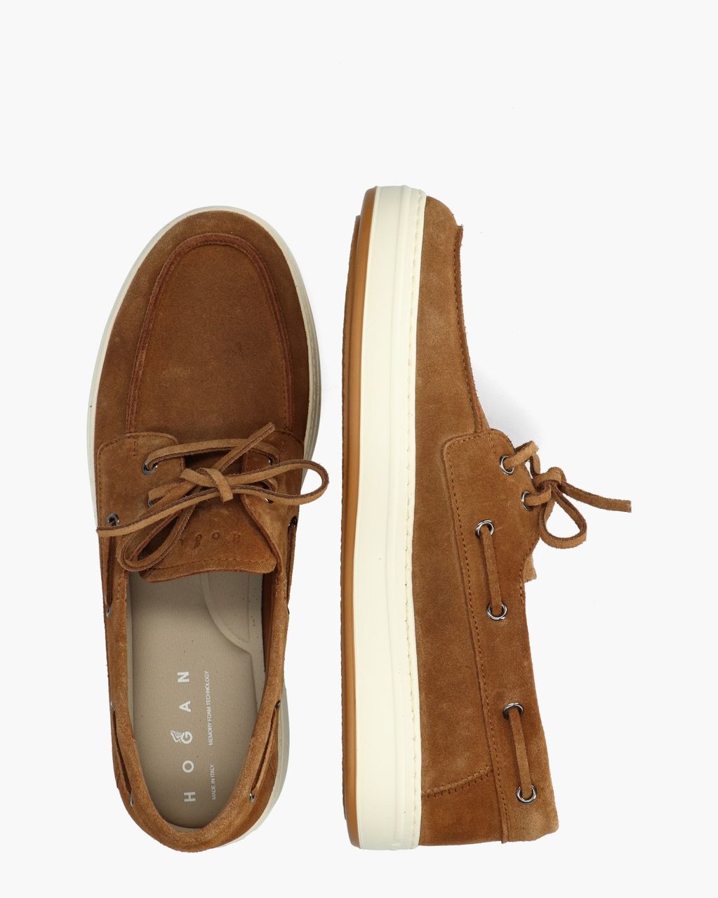 H668 Cognac Heren Veterschoenen
