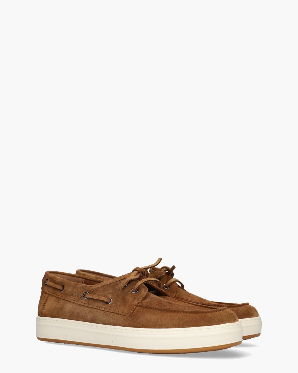 H668 Cognac Heren Veterschoenen