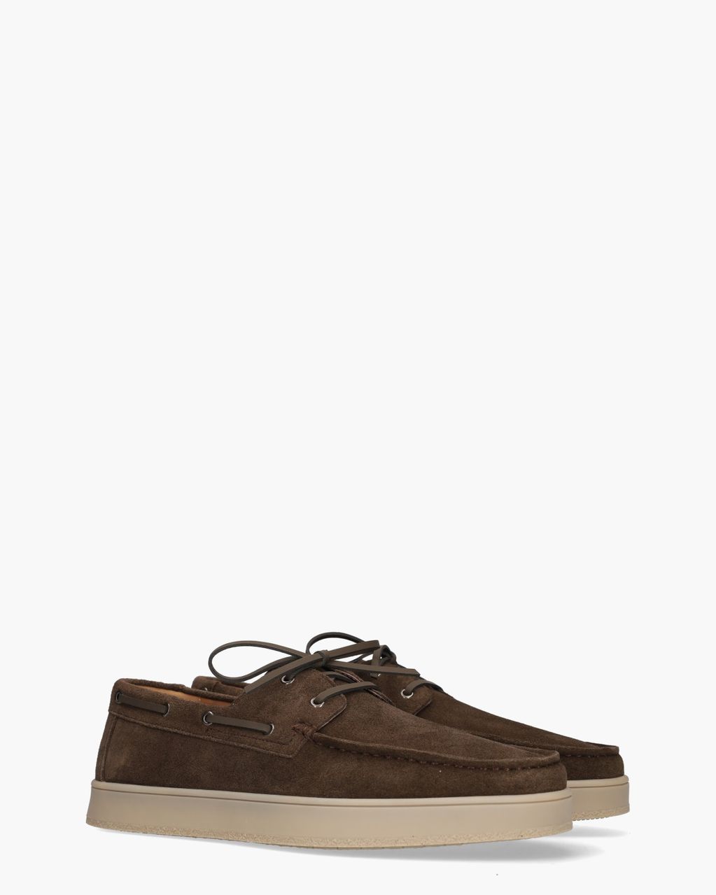 Zenno Donkerbruin Heren Veterschoenen