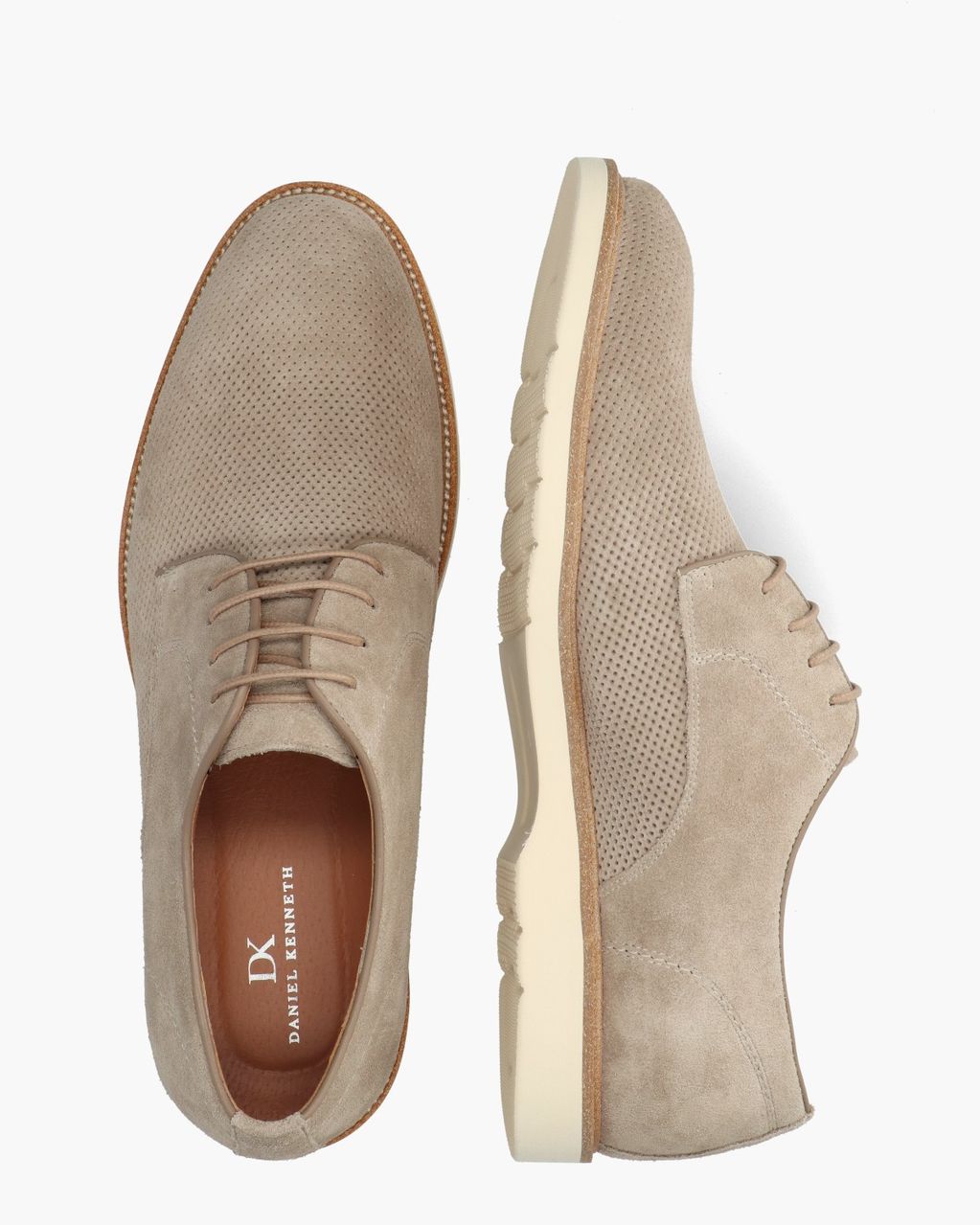 Zackery Beige Heren Veterschoenen