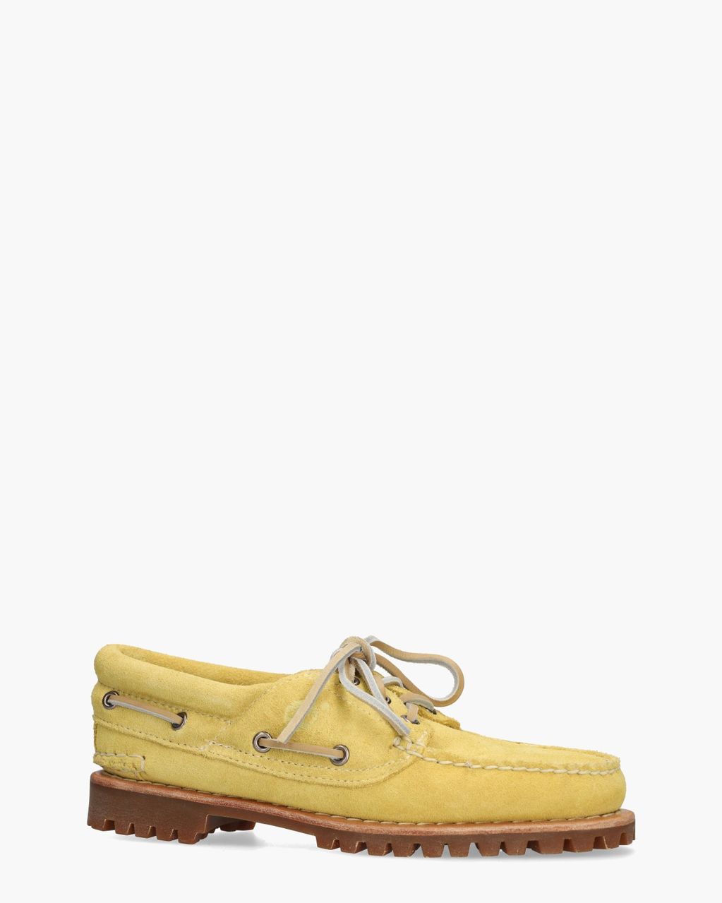 Timberland Noreen 3-Eye Lug Boat Shoe Geel Dames Veterschoenen