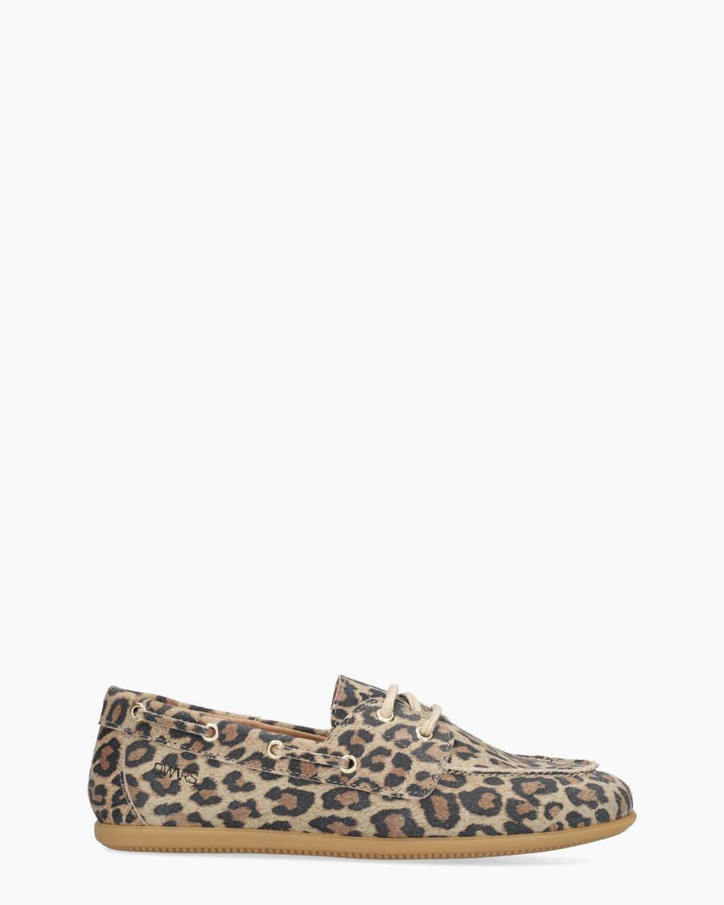 DWRS Label Latty Leopard Multicolor Dames Veterschoenen - Van
