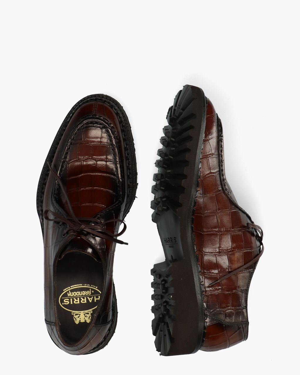 1407 Bruin Heren Veterschoenen