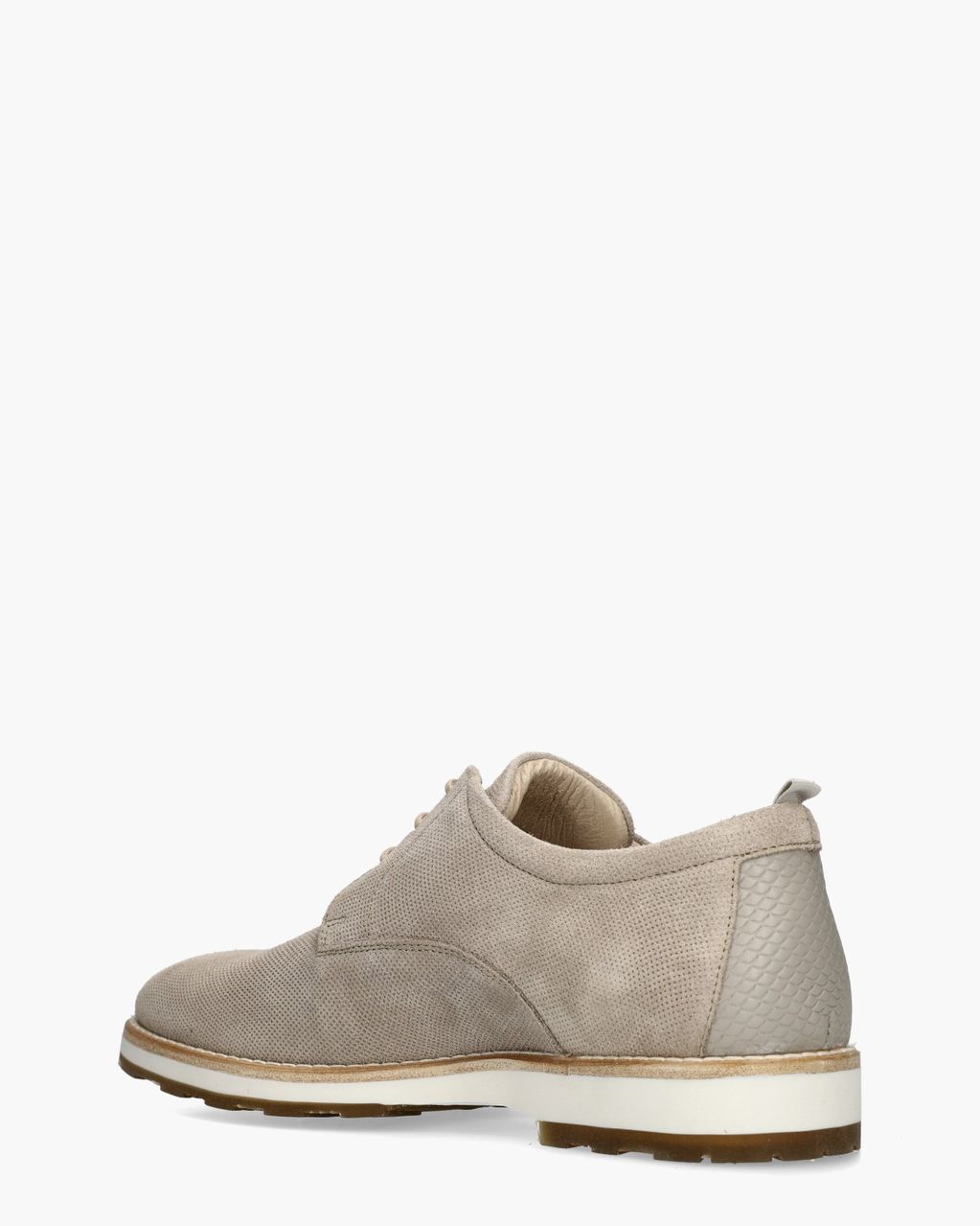 Pozato Weave Beige Heren Veterschoenen