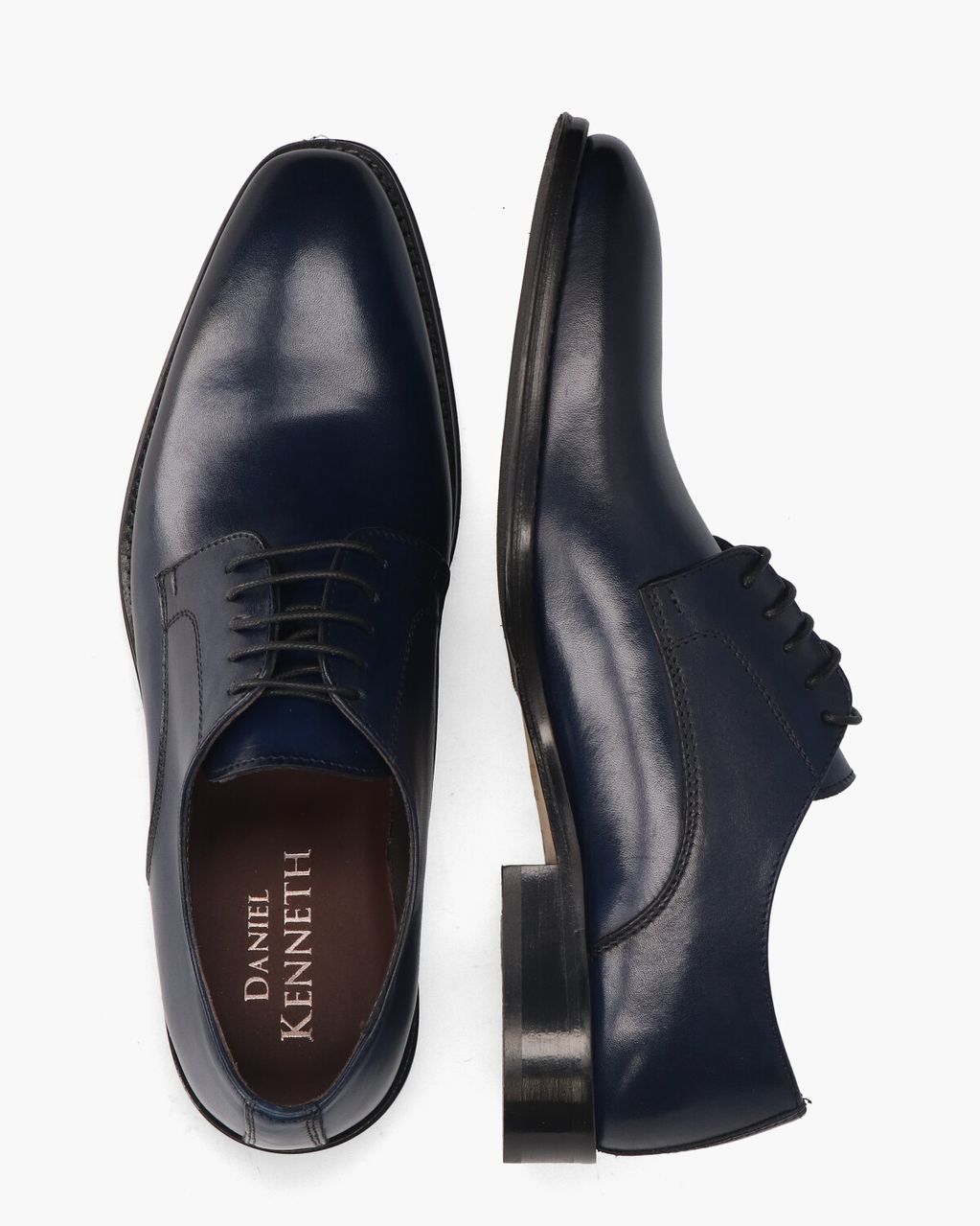 Ubaldo Donkerblauw Heren Veterschoenen
