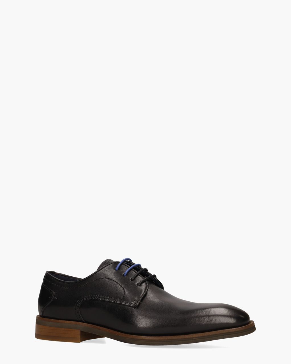 Ylan Zwart Heren Veterschoenen