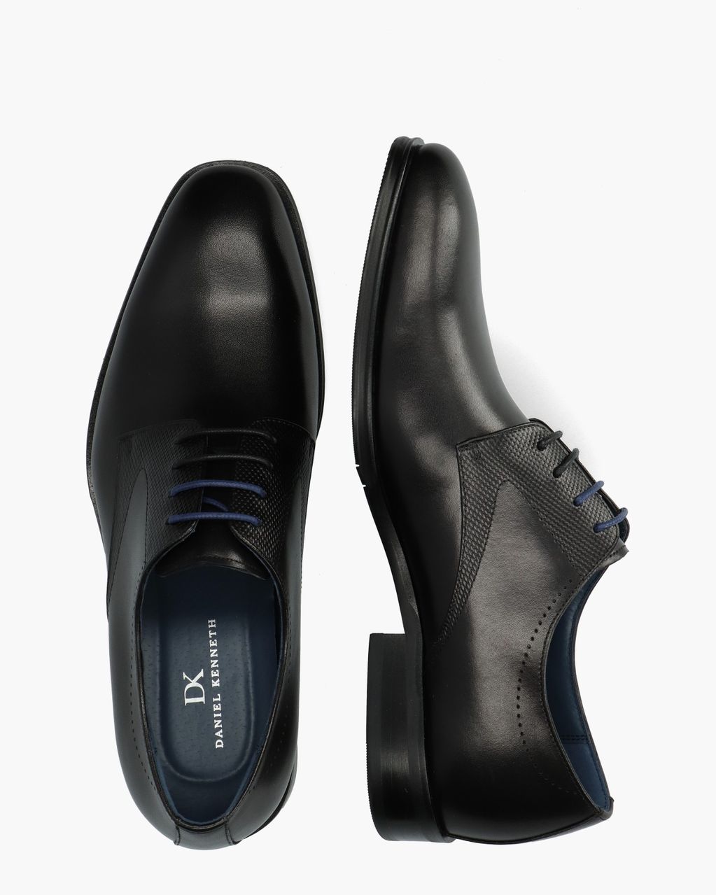 Zay Zwart Heren Veterschoenen