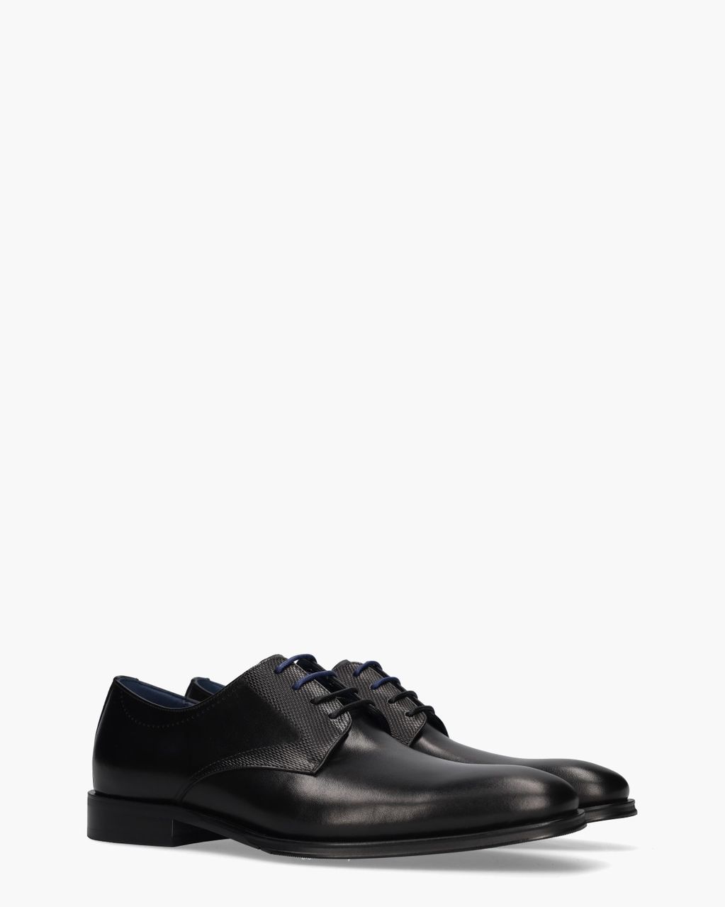 Zay Zwart Heren Veterschoenen