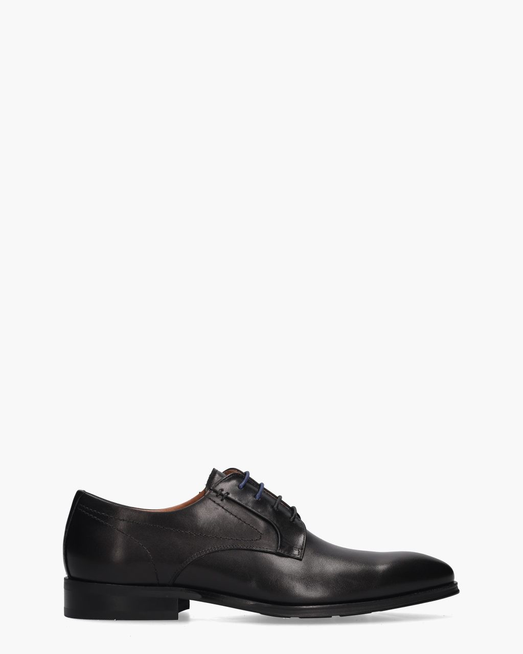 Alem Zwart Heren Veterschoenen