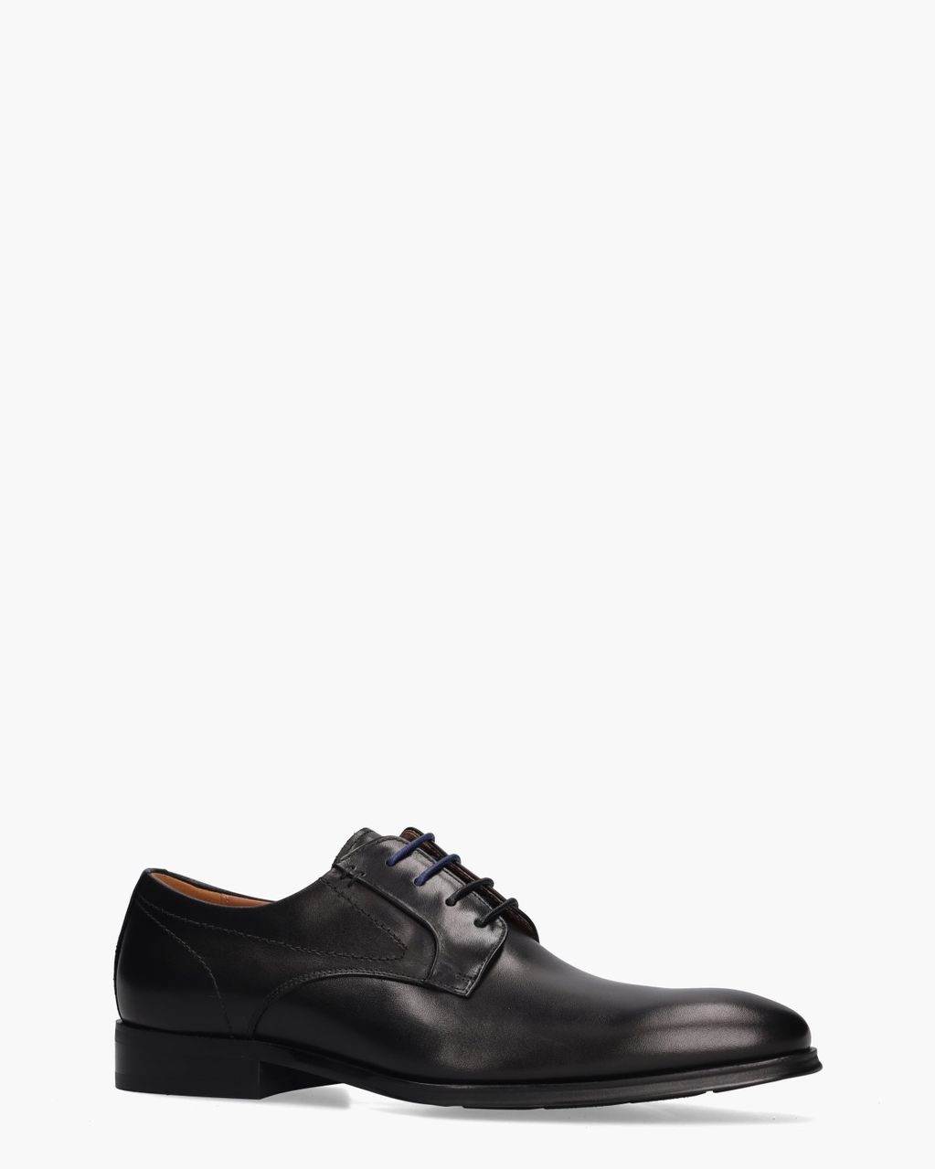 Alem Zwart Heren Veterschoenen