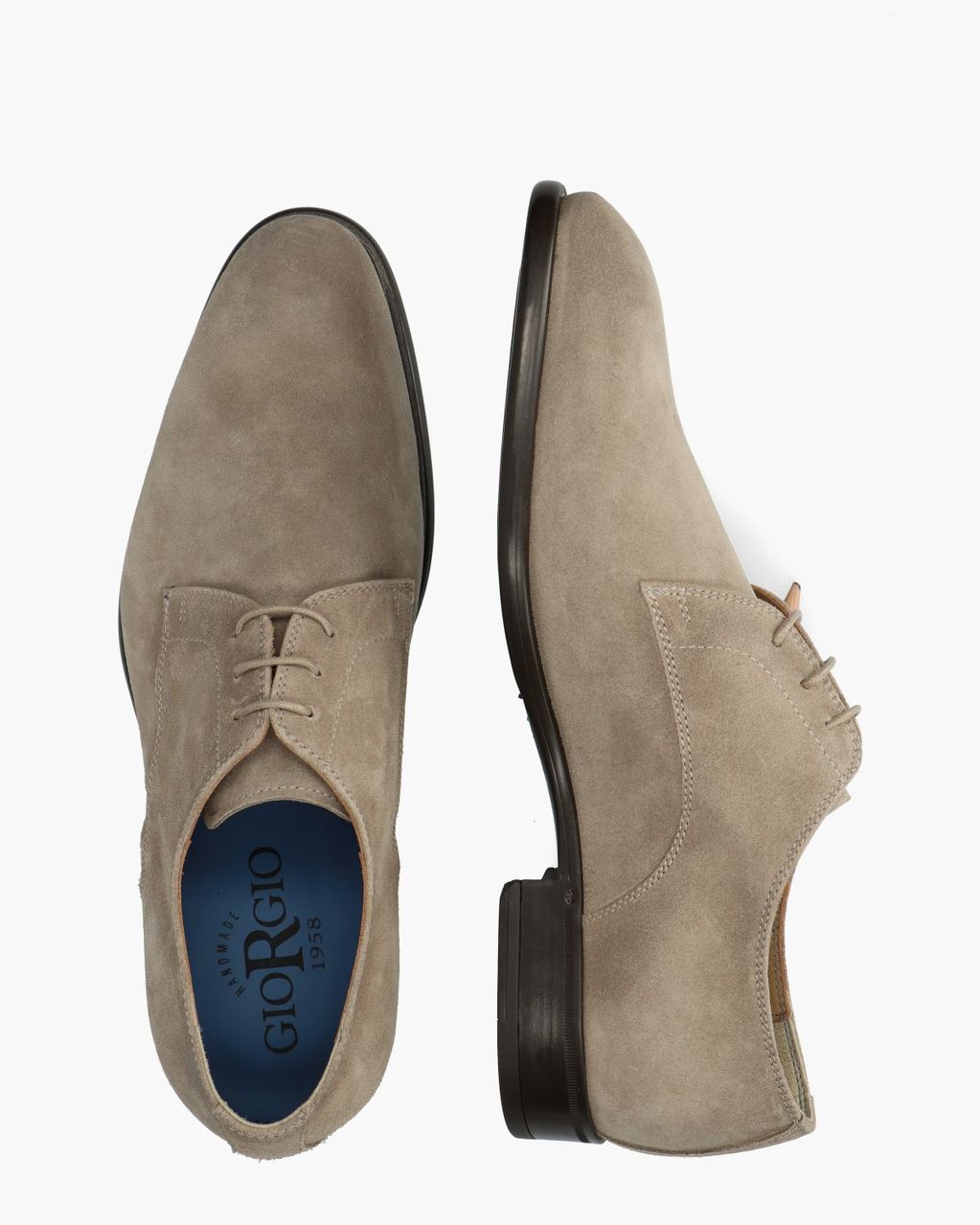 79416 Taupe Heren Veterschoenen