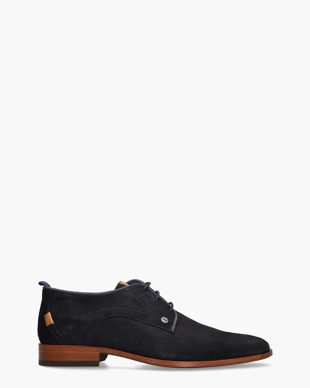 Greg Wall Donkerblauw Heren Veterschoenen